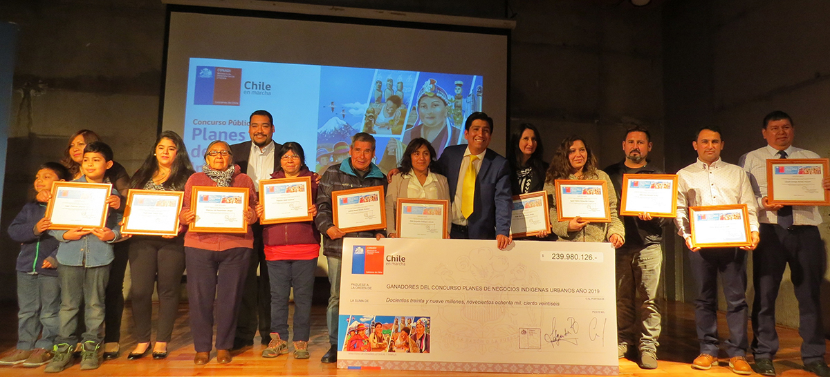 Planes de Negocios Indígenas Urbanos, ceremonia